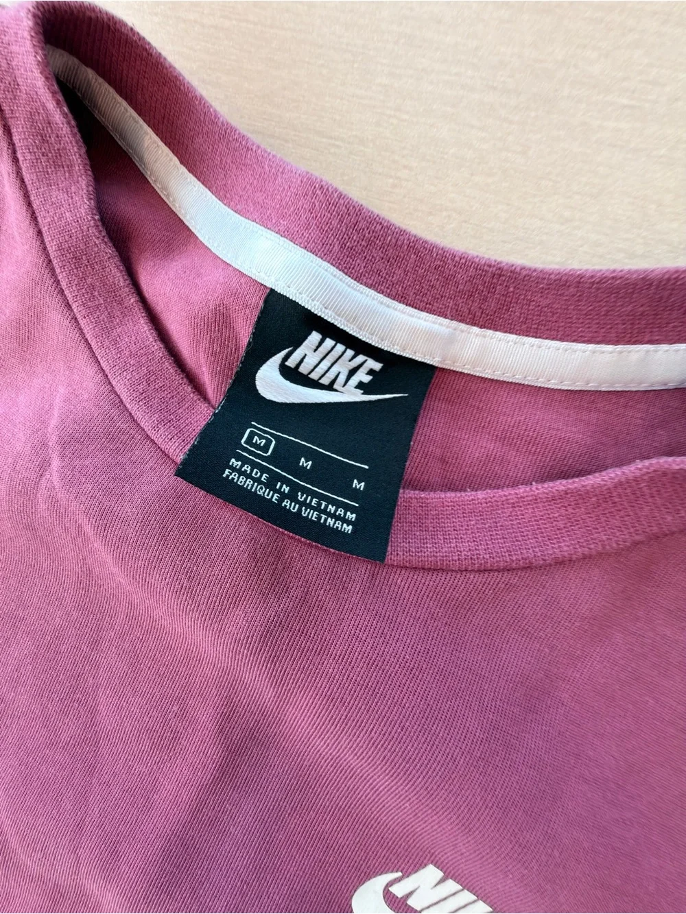 Nike Women’s Short-Sleeve Crew in Dusty Mauve - Medium